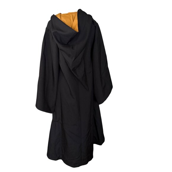 Harry Potter Hufflepuff Robe With Hood & Crest Size XS - Picture 6 of 9